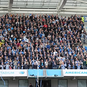 Brighton and Hove Albion Fans in Full Support at the American Express Community Stadium vs. Wigan Athletic (17APR17)