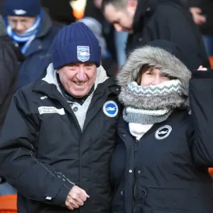 Brighton and Hove Albion Fans in Full Swing at Bloomfield Road vs Blackpool (31Jan15) Brighton and Hove Albion Fans in Full Swing at Bloomfield Road vs Blackpool (31Jan15)