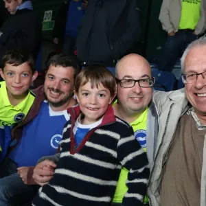 Brighton and Hove Albion Fans in Full Swing: Huddersfield Championship Showdown, August 2015 Brighton and Hove Albion Fans in Full Swing: Huddersfield Championship Showdown, August 2015