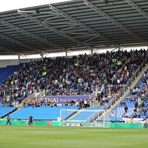 Brighton and Hove Albion Fans in Full Swing at Reading's Madejski Stadium during Sky Bet Championship Match, 2016