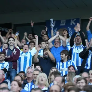 Brighton and Hove Albion Fans in Full Throat: A Sea of Passion at the American Express Community Stadium vs. Middlesbrough (18OCT14) Brighton and Hove Albion Fans in Full Throat: A Sea of Passion at the American Express Community Stadium vs. Middlesbrough (18OCT14)