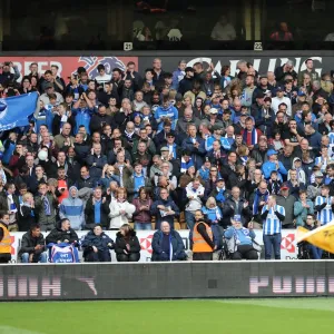 Brighton & Hove Albion Fans Unwavering Passion at Wolves: Championship Showdown (April 14, 2017)