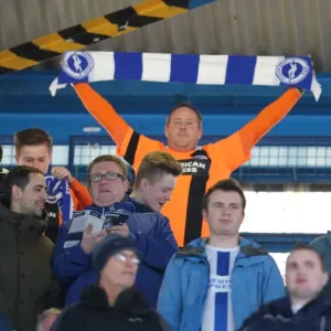 Brighton and Hove Albion Fans Unwavering Support at Sheffield Wednesday Championship Match, 14 February 2015 Brighton and Hove Albion Fans Unwavering Support at Sheffield Wednesday Championship Match, 14 February 2015