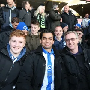 Brighton and Hove Albion Fans at Wolverhampton Wanderers Championship Match, December 2014 Brighton and Hove Albion Fans at Wolverhampton Wanderers Championship Match, December 2014