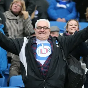 Brighton and Hove Albion FC: Unwavering Support Against Nottingham Forest (07FEB15) - Sky Bet Championship Match Brighton and Hove Albion FC: Unwavering Support Against Nottingham Forest (07FEB15) - Sky Bet Championship Match