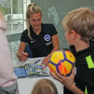 Brighton & Hove Albion FC: 2018 Player Signing Event - Autograph Session with the Team Brighton & Hove Albion FC: 2018 Player Signing Event - Autograph Session with the Team
