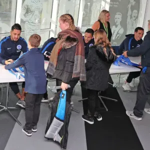 Brighton & Hove Albion FC: 2018 Player Signing Event - Autograph Session with the Team Brighton & Hove Albion FC: 2018 Player Signing Event - Autograph Session with the Team