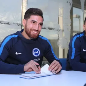 Brighton & Hove Albion FC: 2018 Player Signing Session - Meet and Greet with the Team Brighton & Hove Albion FC: 2018 Player Signing Session - Meet and Greet with the Team