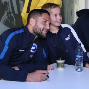 Brighton & Hove Albion FC: 2018 Player Signing Session - Meet and Greet with the Team Brighton & Hove Albion FC: 2018 Player Signing Session - Meet and Greet with the Team