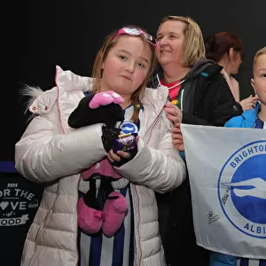 Brighton & Hove Albion FC: 2019/20 Season - Player Signing Session with Neal Maupay, Dale Stephens, Aaron Connolly, and Adam Webster at Amex Stadium