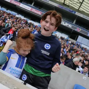 Brighton & Hove Albion FC in Action: Open Training Session at American Express Community Stadium (11APR23)