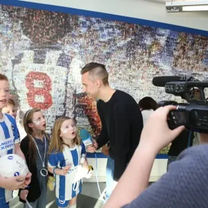 Brighton & Hove Albion FC: Chris Hughton, Colin Calderwood, Leon Best, and Christian Walton Sign Autographs at American Express Community Stadium (17FEB15) Brighton & Hove Albion FC: Chris Hughton, Colin Calderwood, Leon Best, and Christian Walton Sign Autographs at American Express Community Stadium (17FEB15)