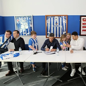 Brighton & Hove Albion FC: Meet and Greet with Chris Hughton, Colin Calderwood, Leon Best, and Christian Walton (17FEB15)