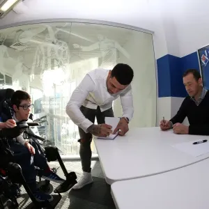 Brighton & Hove Albion FC: Meet and Greet with Chris Hughton, Colin Calderwood, Leon Best, and Christian Walton (17FEB15) Brighton & Hove Albion FC: Meet and Greet with Chris Hughton, Colin Calderwood, Leon Best, and Christian Walton (17FEB15)