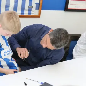 Brighton & Hove Albion FC: Meet and Greet with Chris Hughton, Colin Calderwood, Leon Best, and Christian Walton (17FEB15) Brighton & Hove Albion FC: Meet and Greet with Chris Hughton, Colin Calderwood, Leon Best, and Christian Walton (17FEB15)