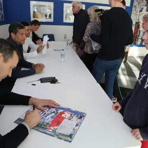 Brighton & Hove Albion FC: Meet and Greet with Chris Hughton, Colin Calderwood, Leon Best, and Christian Walton (17FEB15) Brighton & Hove Albion FC: Meet and Greet with Chris Hughton, Colin Calderwood, Leon Best, and Christian Walton (17FEB15)