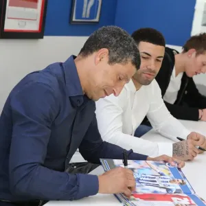 Brighton & Hove Albion FC: Meet and Greet with Chris Hughton, Colin Calderwood, Leon Best, and Christian Walton (17FEB15) Brighton & Hove Albion FC: Meet and Greet with Chris Hughton, Colin Calderwood, Leon Best, and Christian Walton (17FEB15)