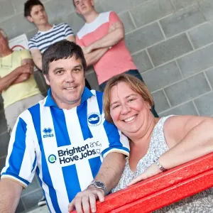 Brighton & Hove Albion FC: Pre-season Away Days 2012-13 - Fans in Action & Crowd Shots Brighton & Hove Albion FC: Pre-season Away Days 2012-13 - Fans in Action & Crowd Shots
