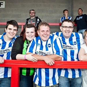 Brighton & Hove Albion FC: Pre-season Away Days 2012-13 - Fan Crowd Shots Gallery