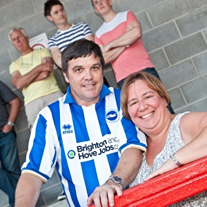 Brighton & Hove Albion FC: Pre-season Away Days 2012-13 - Fans in Action & Crowd Shots