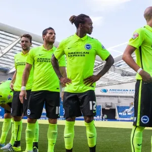 Brighton and Hove Albion FC: Pre-Season Friendly 2015 - Albion Team Line-Up Before Kick-Off Against Sevilla Brighton and Hove Albion FC: Pre-Season Friendly 2015 - Albion Team Line-Up Before Kick-Off Against Sevilla