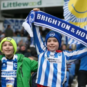 Brighton and Hove Albion FC: Unwavering Support in Sky Bet Championship Clash vs. Nottingham Forest (07FEB15) Brighton and Hove Albion FC: Unwavering Support in Sky Bet Championship Clash vs. Nottingham Forest (07FEB15)