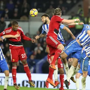 Brighton & Hove Albion: Goldson and Dunk in Defensive Action vs. Watford (23DEC17) Brighton & Hove Albion: Goldson and Dunk in Defensive Action vs. Watford (23DEC17)