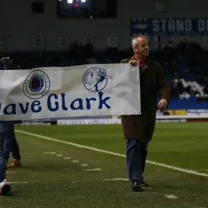 Brighton and Hove Albion Honor Dave Clark with Tribute Banner vs. Millwall (12DEC14)