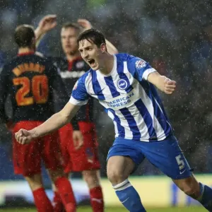 Brighton & Hove Albion: Lewis Dunk Celebrates Forster-Caskey's Goal vs. Reading (2014) Brighton & Hove Albion: Lewis Dunk Celebrates Forster-Caskey's Goal vs. Reading (2014)