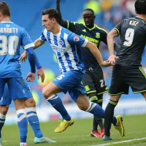 Brighton & Hove Albion: Lewis Dunk Secures Possession Against Middlesbrough Brighton & Hove Albion: Lewis Dunk Secures Possession Against Middlesbrough