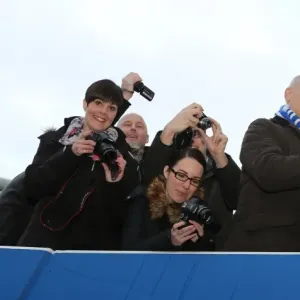 Brighton and Hove Albion: Mascot Parents in Action at the Sky Bet Championship Match vs. Brentford (17 January 2015)