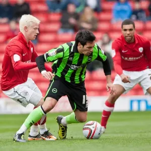 Brighton & Hove Albion at Oakwell Stadium: Vicente in Npower Championship Showdown against Barnsley (April 28, 2012) Brighton & Hove Albion at Oakwell Stadium: Vicente in Npower Championship Showdown against Barnsley (April 28, 2012)