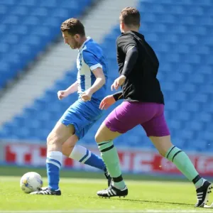Brighton & Hove Albion: Play on the Pitch, American Express Community Stadium, 28 April 2015 Brighton & Hove Albion: Play on the Pitch, American Express Community Stadium, 28 April 2015
