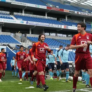 Ten Brighton & Hove Albion Players in Action during their Match (May 1, 2015) Ten Brighton & Hove Albion Players in Action during their Match (May 1, 2015)