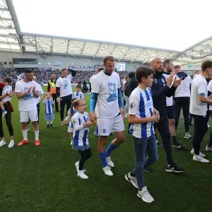 Brighton and Hove Albion: Premier League Survival Celebration - Players Lap of Appreciation (12 May 2019)