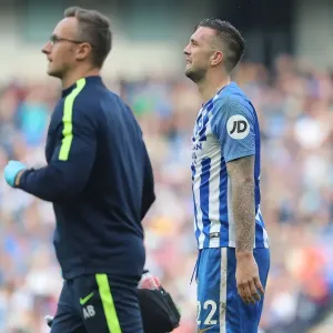 Brighton & Hove Albion: Shane Duffy Injured Against Everton (12th Aug 2017) Brighton & Hove Albion: Shane Duffy Injured Against Everton (12th Aug 2017)
