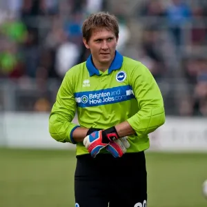 Brighton & Hove Albion: Tomasz Kuszczak in Action Brighton & Hove Albion: Tomasz Kuszczak in Action