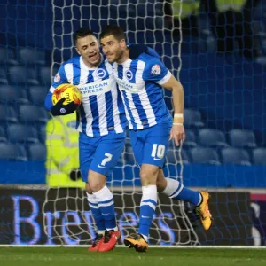 Brighton & Hove Albion: Tomer Hemed Scores Penalty Against Leeds United (29 Feb 2016)