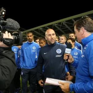 Brighton and Hove Albion U18 Squad Introduced at Half Time against Rotherham United, Sky Bet Championship 2015