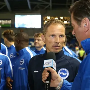 Brighton and Hove Albion U18 Squad Presentation at Half Time against Rotherham United, American Express Community Stadium (September 15, 2015)