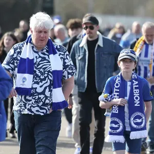 Brighton and Hove Albion v Fulham Premier League 08MAR25 Brighton and Hove Albion v Fulham Premier League 08MAR25