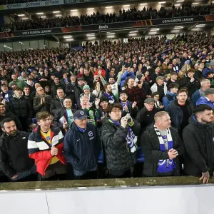 Brighton and Hove Albion v AS Roma Europa League - Round of 16, leg 2 of 2 14MAR24