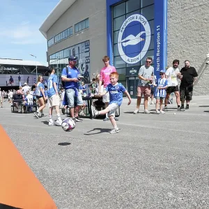 American Express Stadium Print: Brighton & Hove Albion v Roma Match Action American Express Stadium Print: Brighton & Hove Albion v Roma Match Action