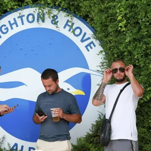 American Express Stadium Print: Brighton and Hove Albion v Roma Match Action American Express Stadium Print: Brighton and Hove Albion v Roma Match Action