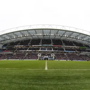 Brighton and Hove Albion vs. Bolton Wanderers: Panoramic View of American Express Community Stadium during Sky Bet Championship Match (February 13, 2016) Brighton and Hove Albion vs. Bolton Wanderers: Panoramic View of American Express Community Stadium during Sky Bet Championship Match (February 13, 2016)