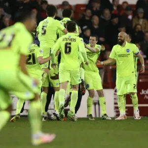 Brighton and Hove Albion vs. Nottingham Forest: Sky Bet Championship Showdown at City Ground (11 April 2016) Brighton and Hove Albion vs. Nottingham Forest: Sky Bet Championship Showdown at City Ground (11 April 2016)