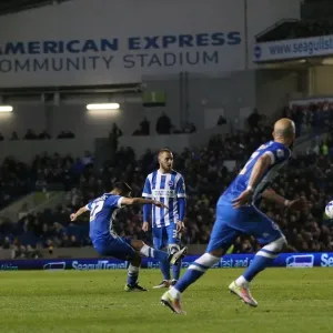 Brighton and Hove Albion vs. QPR: Championship Clash at American Express Community Stadium (19th April 2016) Brighton and Hove Albion vs. QPR: Championship Clash at American Express Community Stadium (19th April 2016)