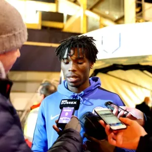 Brighton and Hove Albion vs. Preston North End: EFL Sky Bet Championship Clash at Deepdale (14Jan17) - Intense Match Action Brighton and Hove Albion vs. Preston North End: EFL Sky Bet Championship Clash at Deepdale (14Jan17) - Intense Match Action