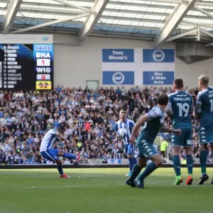 Brighton and Hove Albion vs. Wigan Athletic: A Fierce EFL Sky Bet Championship Clash at the American Express Community Stadium (17APR17) Brighton and Hove Albion vs. Wigan Athletic: A Fierce EFL Sky Bet Championship Clash at the American Express Community Stadium (17APR17)