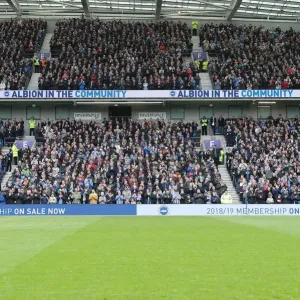 Brighton and Hove Albion vs. Huddersfield Town: Premier League Clash at American Express Community Stadium (07APR18) Brighton and Hove Albion vs. Huddersfield Town: Premier League Clash at American Express Community Stadium (07APR18)
